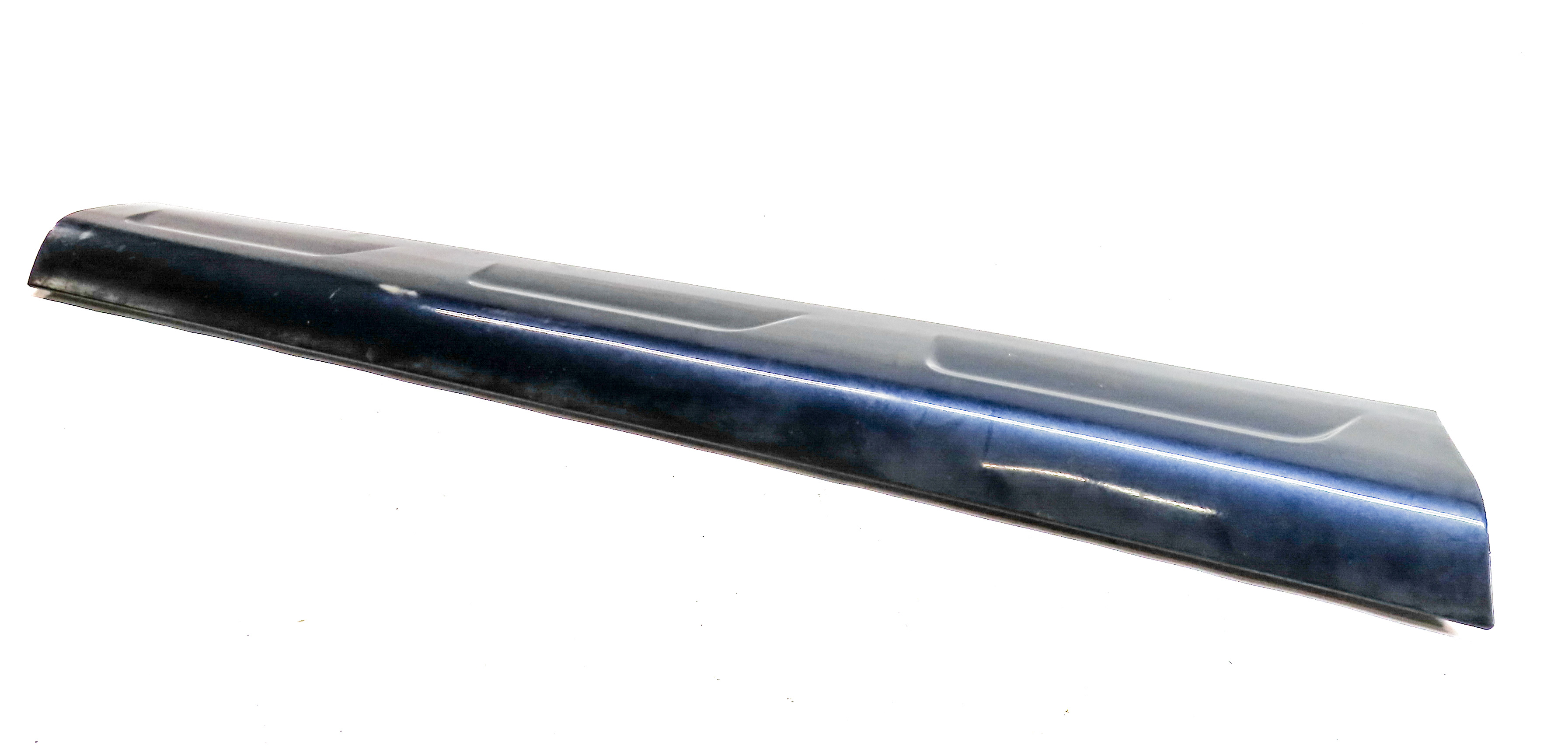 10-15 AUDI Q7 FRONT LEFT DRIVER LOWER DOOR TRIM MOULDING (w/out SLINE) (Blue) — exact item pictured
